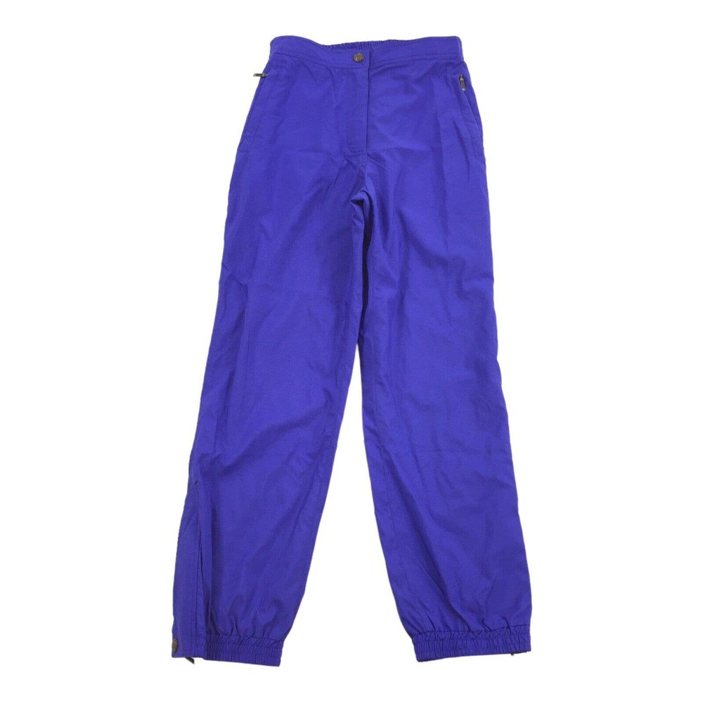 Vintage Nordica Snow Pants Size 14 Large Womens Bright Blue Ski Snowboarding L